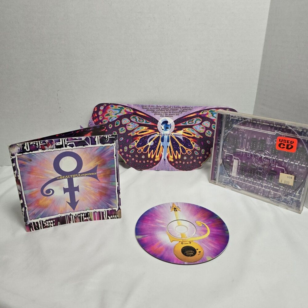 Prince The Beautiful Experience CD 1994 Die-Cut Artwork Booklet Insert 1994